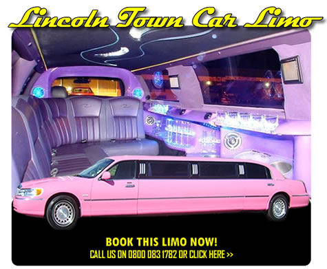 Pink limousine